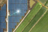 solor panels from above
